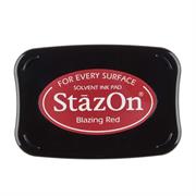  StazOn Solvent Ink Pad, Blazing Red